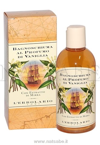 Erbolario - Vaniglia - Bagnoschiuma - 250ml | Bagnoschiuma e shampodoccia |  Erboristeria Natsabe: vendita online | erbe officinali, tisane, integratori