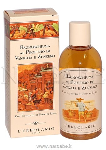 Erbolario - Vaniglia e Zenzero - Bagnoschiuma - 250ml | Bagnoschiuma e shampodoccia |  Erboristeria Natsabe: vendita online | erbe officinali, tisane, integratori