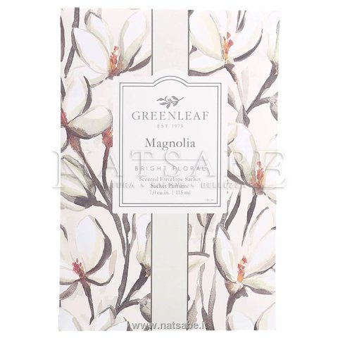 Greenleaf Inc. - Magnolia - Scented Sachet for Wardrobe | Wardrobe Fragrances | Erboristeria Natsabe: online selling