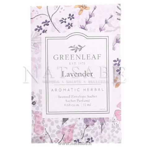 Greenleaf Inc. - Lavanda - Scented Sachet for Drawers | Wardrobe Fragrances | Erboristeria Natsabe: online selling