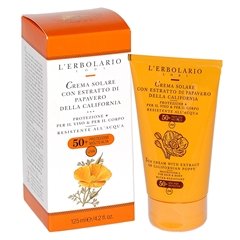 Sun Cream with extract of Californian Poppy SPF50+ - 125ml