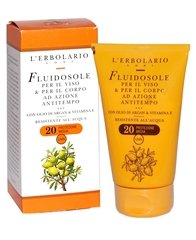 Solari PROTEZIONE 20 - Crema Solare Fluidosole Viso e Corpo - 125ml