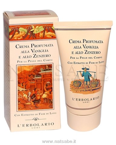 Erbolario - Vaniglia e Zenzero - Crema Profumata per il Corpo - 150ml | Creme corpo |  Erboristeria Natsabe: vendita online | erbe officinali, tisane, integratori