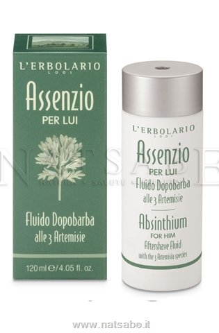 Erbolario - Assenzio per Lui - Fluido Dopobarba - 120ml | Creme e dopobarba |  Erboristeria Natsabe: vendita online | erbe officinali, tisane, integratori