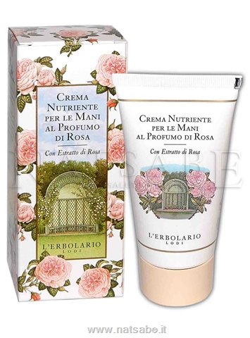 Erbolario - Rosa - Nourishing Hand Cream - 75ml | Hand Cream | Erboristeria Natsabe: online selling