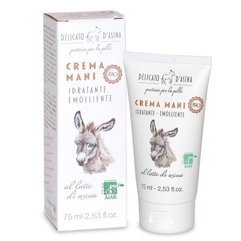 La Dispensa - Linea al Latte di Asina - Crema Mani idratante emolliente - 75ml | Creme mani |  Erboristeria Natsabe: vendita online | erbe officinali, tisane, integratori