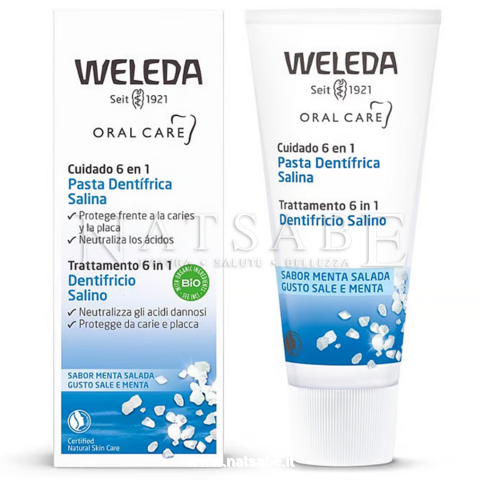 Weleda - Salt toothpaste - 75ml | Toothpastes | Erboristeria Natsabe: online selling