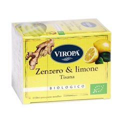 Infuso di Zenzero e Limone da agricoltura biologica - 15 filtri