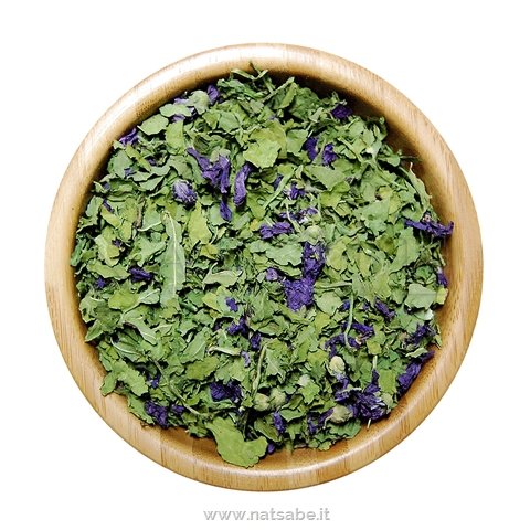 Biokyma - Erbe - Malva sylvestris extra fiori e foglie - 100 g | Erbe officinali |  Erboristeria Natsabe: vendita online | erbe officinali, tisane, integratori