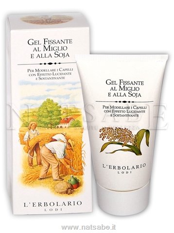 Erbolario - Gel fissante al Miglio e alla Soia - 150ml | Gel e Mousse |  Erboristeria Natsabe: vendita online | erbe officinali, tisane, integratori