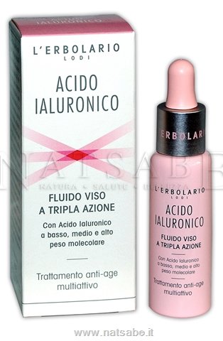 Erbolario - Hyaluronic Acid - Antiage Face Fluid - 28ml | Face Intensive Treatments | Erboristeria Natsabe: online selling