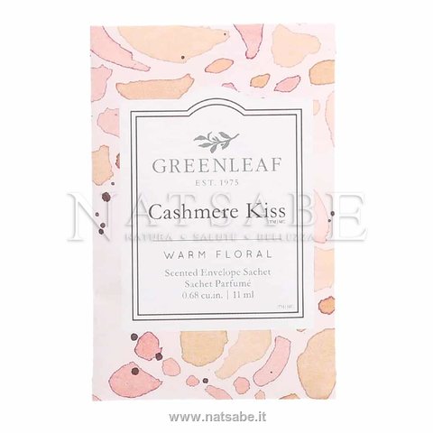 Greenleaf Inc. - Cashmere Kiss - Sacchetto Profumato per Cassetti | Sacchetti per armadi e profumabiancheria |  Erboristeria Natsabe: vendita online | erbe officinali, tisane, integratori