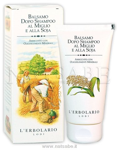 Erbolario - Balsamo Dopo Shampoo al Miglio e alla Soia - 150ml | Maschere e balsami |  Erboristeria Natsabe: vendita online | erbe officinali, tisane, integratori