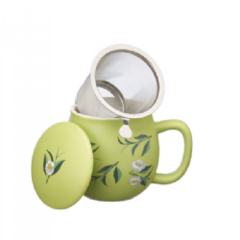 Tea Cup Green Apple