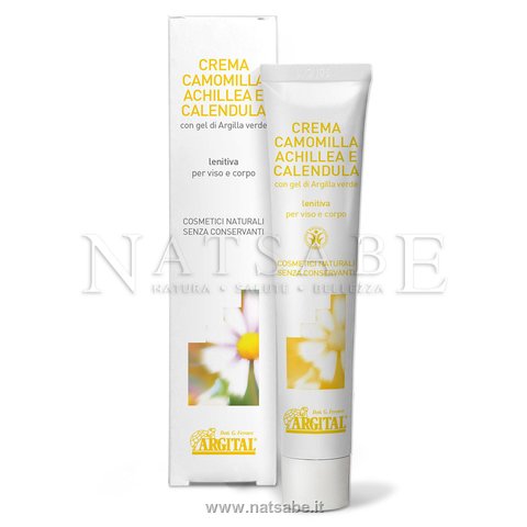 Argital - Cream with chamomile, yarrow and marigold - 50ml | Specific ointments | Erboristeria Natsabe: online selling