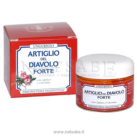 Erboristeria Magentina - Artiglio del Diavolo Forte - Unguento - 50 ml | Pomate specifiche |  Erboristeria Natsabe: vendita online | erbe officinali, tisane, integratori