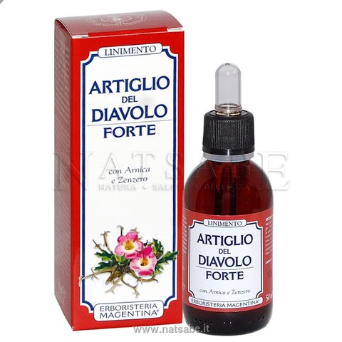 Erboristeria Magentina - Artiglio del Diavolo Forte - Linimento oleoso - 50 ml | Pomate specifiche |  Erboristeria Natsabe: vendita online | erbe officinali, tisane, integratori