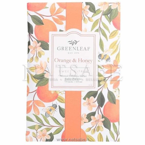 Greenleaf Inc. - Orange and Honey - Scented Sachet for Wardrobe | Wardrobe Fragrances | Erboristeria Natsabe: online selling