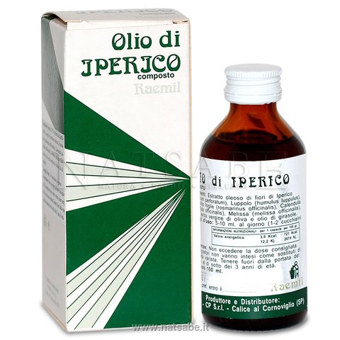 Raemil - Olio di Iperico composto - 100 ml | Tono dell'umore e relax |  Erboristeria Natsabe: vendita online | erbe officinali, tisane, integratori