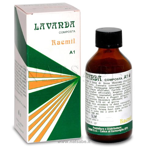 Raemil - Lavanda composta - 100 ml | Intestino |  Erboristeria Natsabe: vendita online | erbe officinali, tisane, integratori