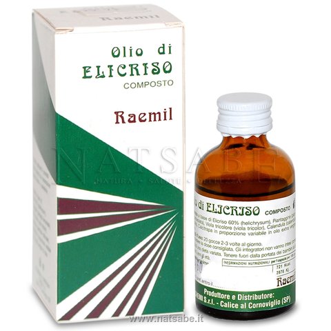 Raemil - Olio di Elicriso composto - 25 ml | Allergie |  Erboristeria Natsabe: vendita online | erbe officinali, tisane, integratori