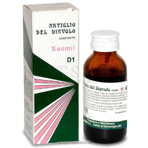 Raemil - Artiglio del Diavolo composto - 50 ml | Articolazioni |  Erboristeria Natsabe: vendita online | erbe officinali, tisane, integratori