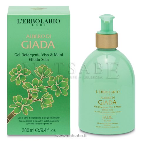 Erbolario - Jade - Cleansing Gel Face and Hands - 280 ml | Liquid Soap | Erboristeria Natsabe: online selling