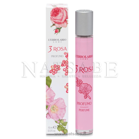 Erbolario - 3 Rosa - Profumo - 15 ml | Profumi |  Erboristeria Natsabe: vendita online | erbe officinali, tisane, integratori