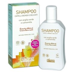 Shampoo with green clay and chamomile for blonde hair - 250ml