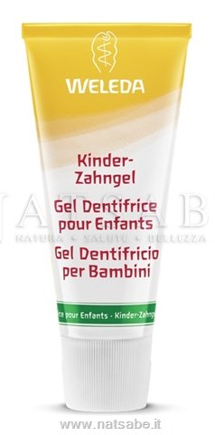 Weleda - Gel Dentifricio per Bambini - denti da latte - 50ml | Igiene Prima Infanzia |  Erboristeria Natsabe: vendita online | erbe officinali, tisane, integratori