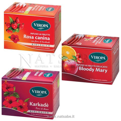 Viropa - Pacchetto Regina di Cuori - 3 confezioni da 15 filtri | Tisane filtro |  Erboristeria Natsabe: vendita online | erbe officinali, tisane, integratori