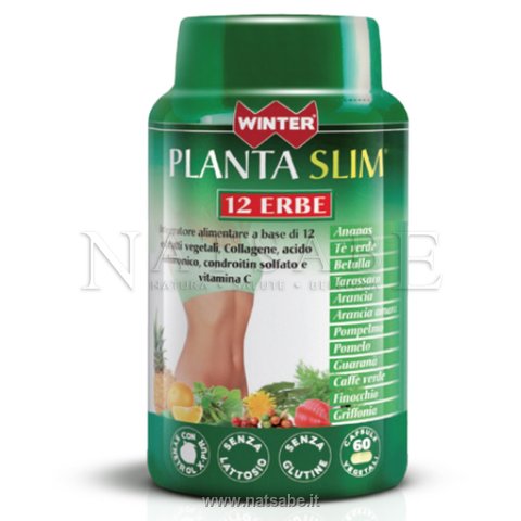 Winter - Planta Slim - 60 vegetal capsules 380 mg each | Metabolic stimulants | Erboristeria Natsabe: online selling