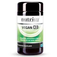 Vitamina D - Vegan D3 2000 U.I. - 60 compresse masticabili da 544 mg