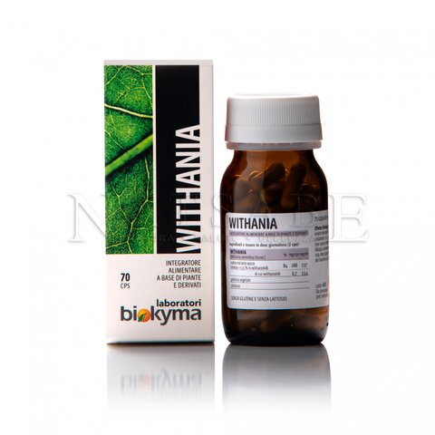 Biokyma - Withania - 70 capsules 500 mg each | Tablets and Capsules | Erboristeria Natsabe: online selling