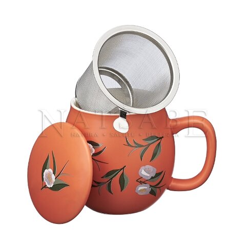 Snak - La Via del Tè - Tazza Tisana Arancio con camelie | Tazze tisana |  Erboristeria Natsabe: vendita online | erbe officinali, tisane, integratori