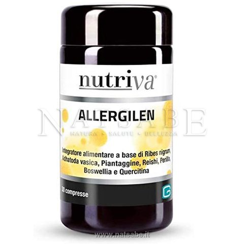 Giuriati Group - Nutriva - Allergilen - 30 compresse da 900 mg | Allergie |  Erboristeria Natsabe: vendita online | erbe officinali, tisane, integratori