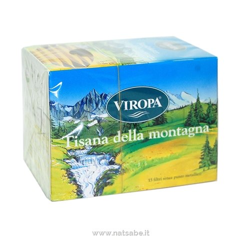 Viropa - Infuso Bergkrauter - Tisana della Montagna - 15 filtri | Tisane filtro |  Erboristeria Natsabe: vendita online | erbe officinali, tisane, integratori