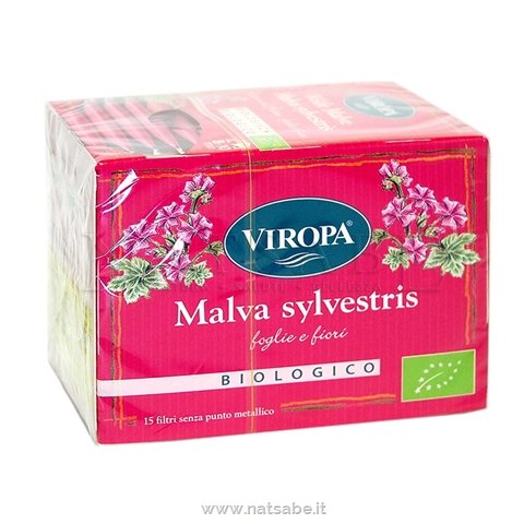 Viropa - Infusion of Mallow - 15 filters | Herba teas in filter | Erboristeria Natsabe: online selling