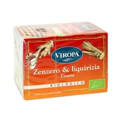 Infuso di Zenzero e Liquirizia da agricoltura biologica - 15 filtri