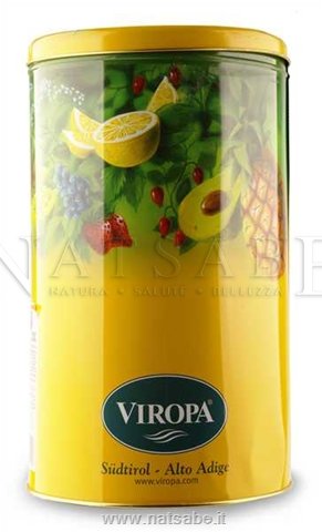 Viropa - Tisana alla Frutta con Arancia - Latta da 2,5 kg | Tisane alla Frutta |  Erboristeria Natsabe: vendita online | erbe officinali, tisane, integratori