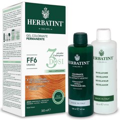 Permanent Haircolour Gel Herbatint FF6 Orange - 300 ml