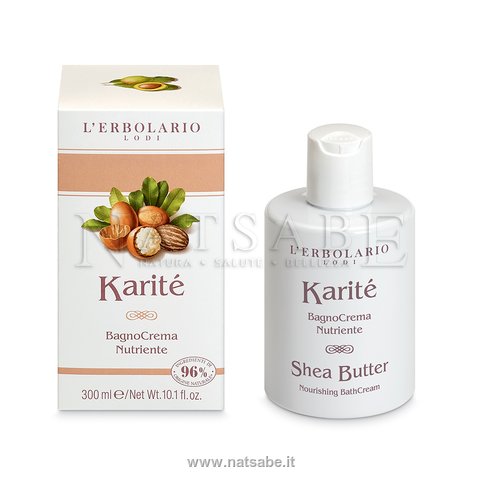 Erbolario - Shea Butter - Nourishing BathCream - 300 ml | Bath foam and Shower Gel | Erboristeria Natsabe: online selling