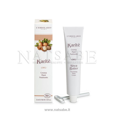 Erbolario - Karitè - Crema Mani Nutriente - 35 ml | Creme mani |  Erboristeria Natsabe: vendita online | erbe officinali, tisane, integratori