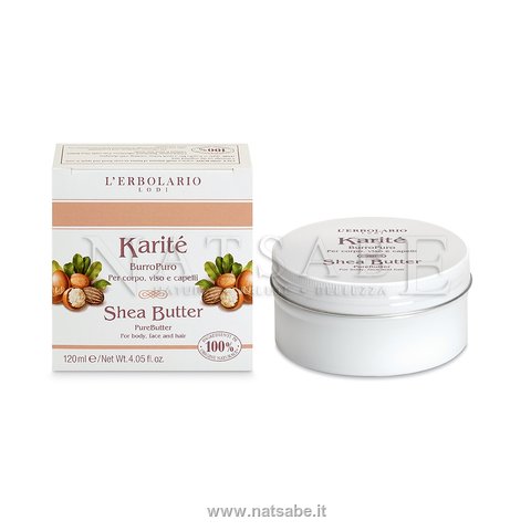 Erbolario - Shea Butter - Pure Butter - 120 ml | Specific ointments | Erboristeria Natsabe: online selling