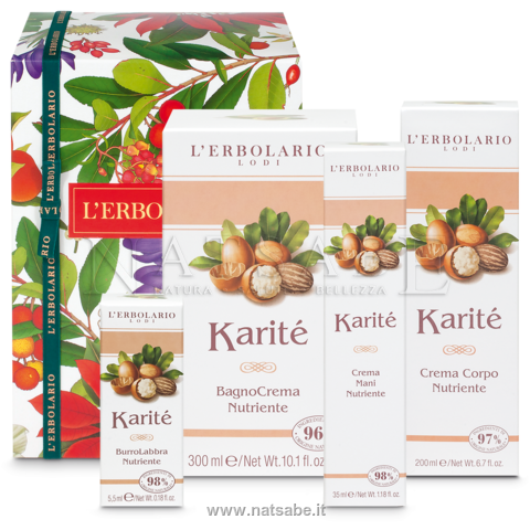 Erbolario - Karitè - Confezione Regalo Nutrimento | Confezioni Regalo Erbolario |  Erboristeria Natsabe: vendita online | erbe officinali, tisane, integratori