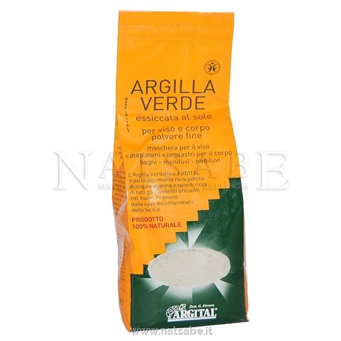 Argital - Sun Dried Green - 2,5kg | Clay | Erboristeria Natsabe: online selling