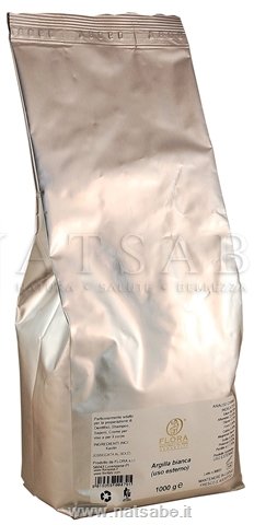 Flora - White Clay extra - 1 kg | Clay | Erboristeria Natsabe: online selling