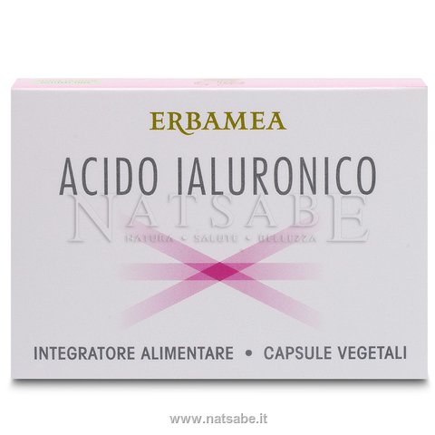 Erbamea - Hyaluronic Acid - 24 capsules 350 mg each | Skin and Hair | Erboristeria Natsabe: online selling