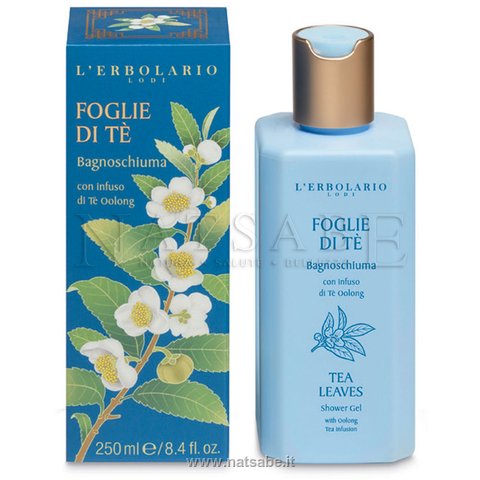 Erbolario - Foglie di Tè - Bagnoschiuma - 250 ml | Bagnoschiuma e shampodoccia |  Erboristeria Natsabe: vendita online | erbe officinali, tisane, integratori