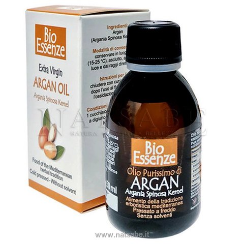 Bio Essenze - Vegetal oil - Pure Argan Oil - 125 ml | Basis Vegetal Oils | Erboristeria Natsabe: online selling